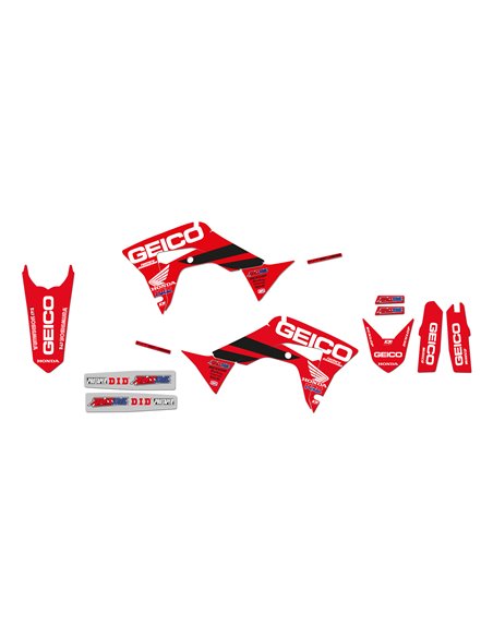 Blackbird Replica Geico 2019 Kit Stickers Stickers + Housse de Siège