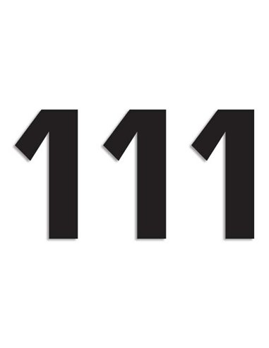 Number #1 16X7.5Cm Bk Blackbird Racing 5048/20/1