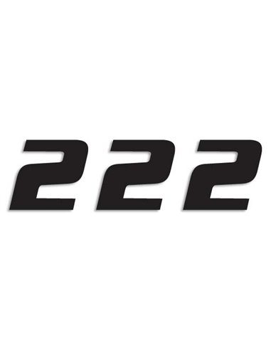 Number #2 20X25Cm Bk Blackbird Racing 5049/20/2