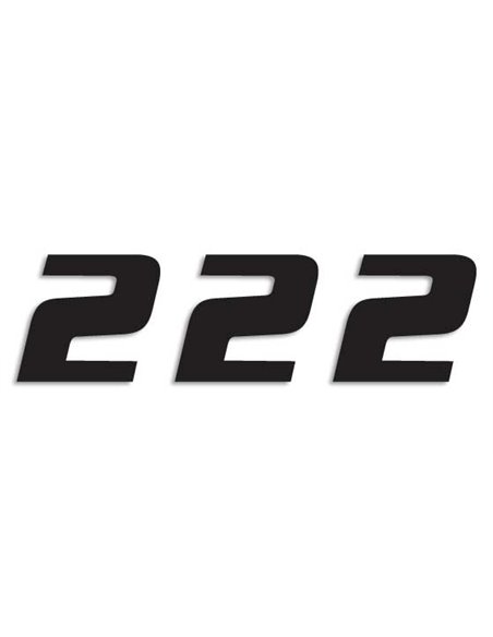 Number #2 20X25Cm Bk Blackbird Racing 5049/20/2