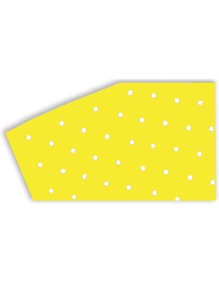 Feuilles Crystall Colorées à trous 47X33 Cm 3 pièces Jaune Fluo Blackbird Racing 5052/50