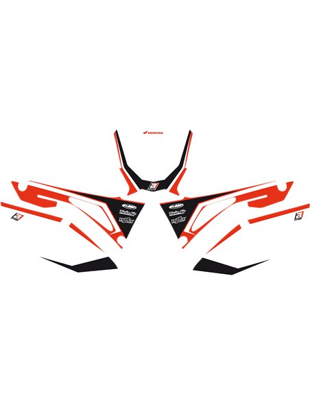 Kit adhesius portanúmeros Blackbird HONDA CRF 6113N