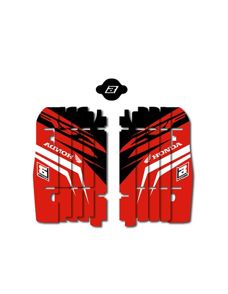 Kit de adesivos para capas de radiador Dream 3 Honda A102E