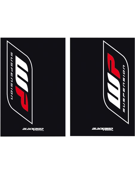 Adesivos de forquilha Wp preto 2Pk Blackbird Racing 5015W