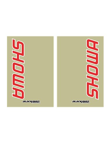 Adhesivos de horquilla Showa Clear 2Pk Blackbird Racing 5045S