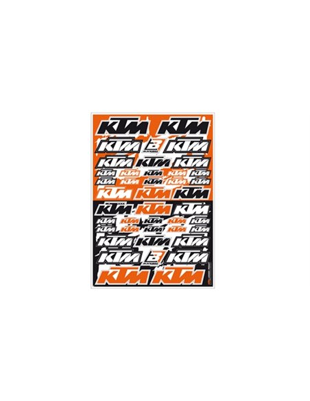 Ktm Logo Adhesiu Kit Blackbird Racing 5076K