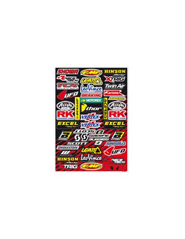 Kit Stickers Déco Logo Sponsor C Blackbird Racing 5076C