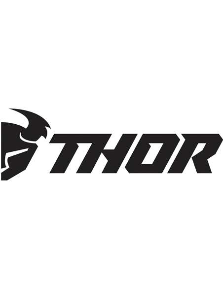 THOR 6-Adhesivos recortados 7,62 Cm Negro/White 4320-2032