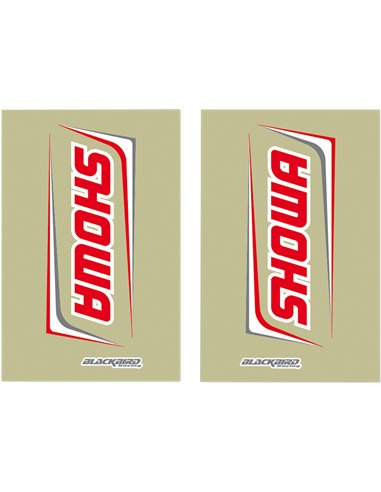 Autocollants de fourche Showa17 Blackbird Racing 5045S1