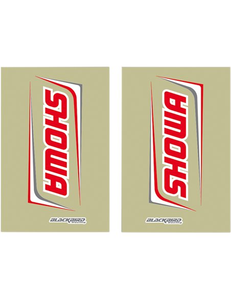 Autocollants de fourche Showa17 Blackbird Racing 5045S1