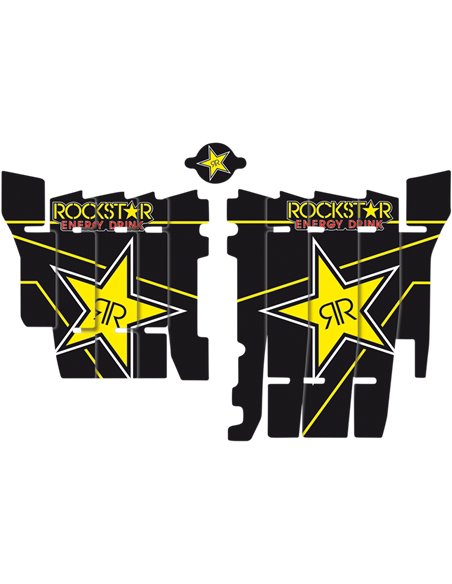 Kit de adesivos para capas de radiador Honda Rockstar A107L