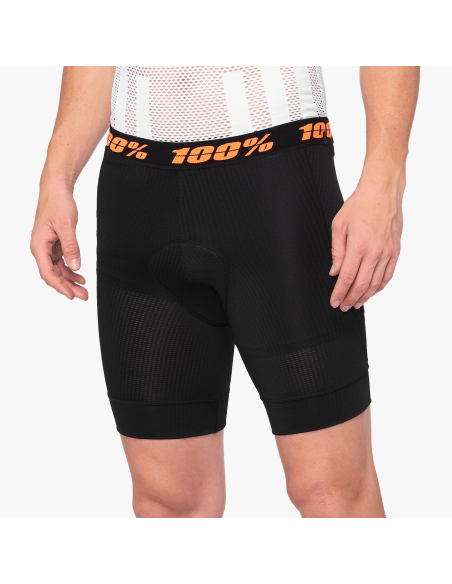 Calções Crux Liner 100% MTB 40048-00001 30