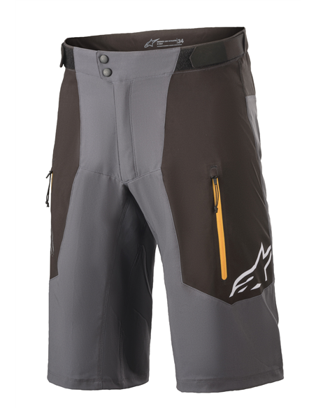 Short Alps 6 Blk/Tang 30 (Pantalones Cortos Ciclismo-Hombre) Alpinestars 1723821-1400-30