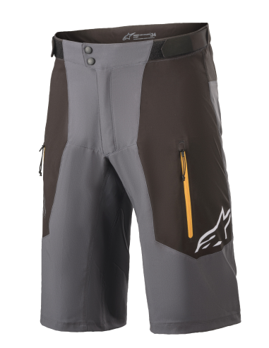 Short Alps 6 Blk/Tang 36 (Pantalones Cortos Ciclismo-Hombre) Alpinestars 1723821-1400-36
