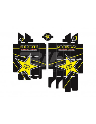 Kit de adesivos Blackbird Replica ROCKSTAR STICKERS RADIATOR