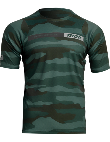 Camisola Assist Ss Camo Gn Lg THOR-MX 2023 5020-0022