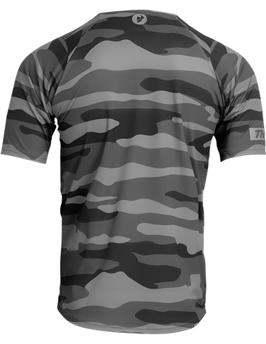Camisola Assist Ss Camo Gy Md THOR-MX 2023 5020-0027