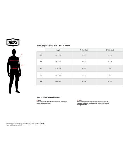 Maillot mangas 3/4 Airmatic 100% MTB 40018-00003 XL