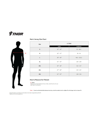 Samarreta Int Ss Censis T/M Xs THOR-MX 2023 5020-0216