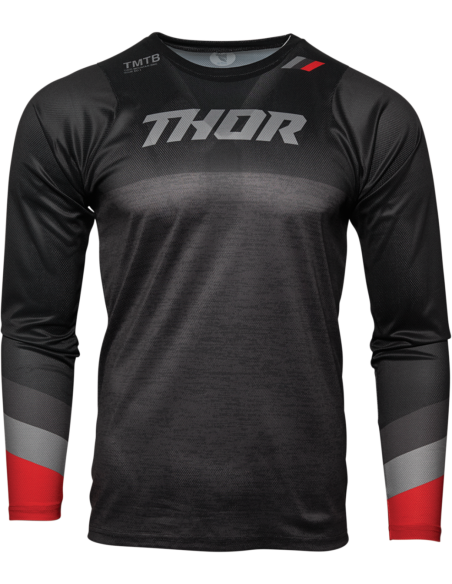 Jersey Assist Ls Bk/Gy Lg THOR-MX 2023 5120-0053