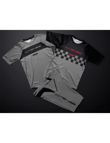 Camiseta Intense Chex Bk/Gy Xs THOR-MX 2023 5120-0144