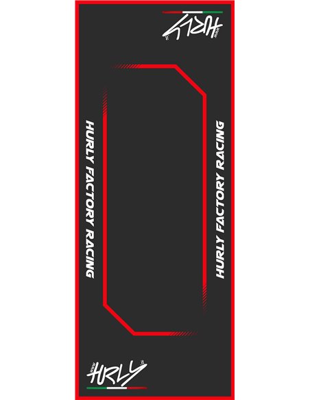 Catifa de treball 53X100 vermell  Hurly Parts HC53100-RED