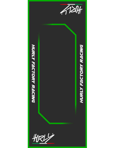 Tapete de trabalho 53X100 verde Hurly Parts HC53100-GREEN