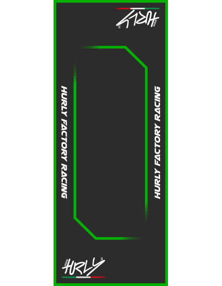 Alfombrilla de trabajo 53X100 verde  HC53100-GREEN Hurly Parts HC53100-GREEN