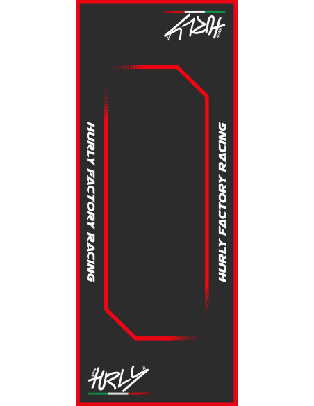 Tapis de travail 80X200 rouge  Hurly Parts HC80200-RED