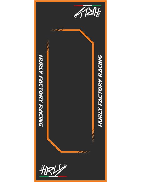 Tapis de travail 80X200 Orange  Hurly Parts HC80200-ORANGE