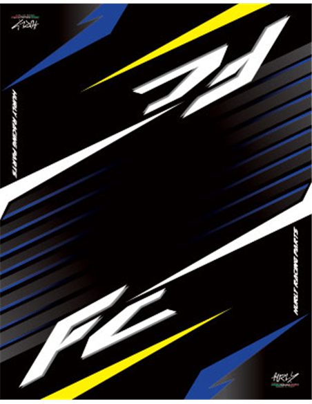 Tapete de trabalho 80x100 FC Hurly Parts MAT80100FC