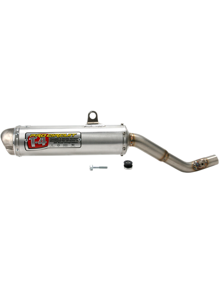 Slip-On Muffler/Silencer T-4 Stainless Aluminium PRO CIRCUIT 4H00400
