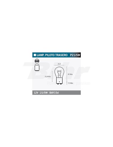 Caja de 10 lámparas OSRAM 7528
