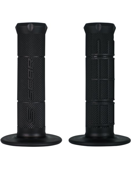 Puños rejilla parcial con patrón fondo romboidal SCAR GOSBLK