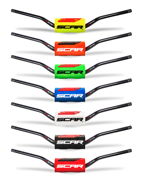 Manillar O2 SCAR S9151WH-WH