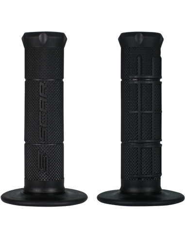 Puños rejilla parcial con patrón fondo romboidal SCAR GOSBLK