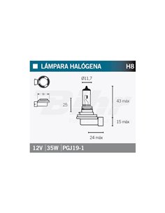 Lampe OSRAM 64212 H8