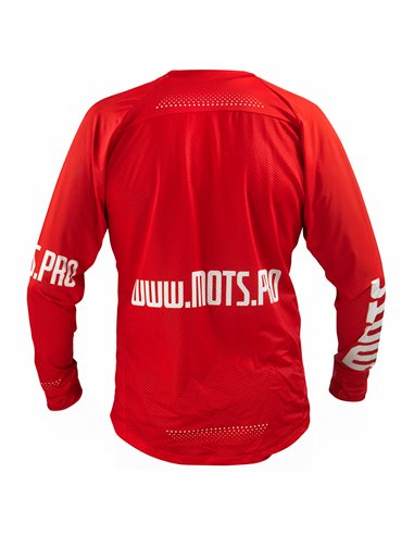 Mots X-RIDER Motocross Jersey Vermelho Tamanho L MT2205LR