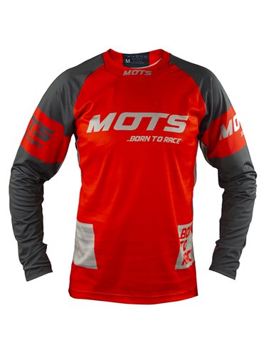 Mots X-STEP Motocross Jersey Vermelho Tamanho L MT2204LR