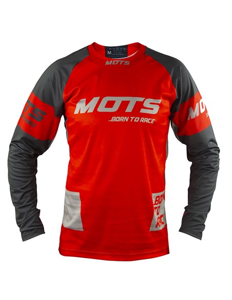 Mots X-STEP Motocross Jersey Vermelho Tamanho L MT2204LR