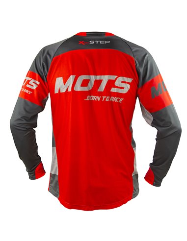 Mots X-STEP Motocross Jersey Vermelho Tamanho L MT2204LR