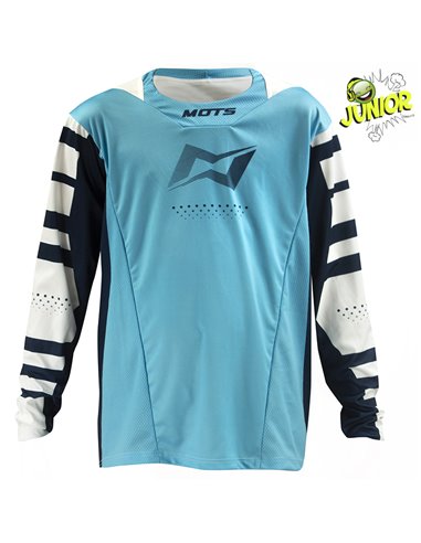 Maillot motocross enfant Mots X-JUNIOR Bleu Taille S-6 ans MT2620SA
