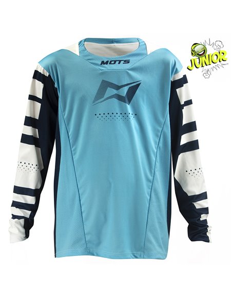 Maillot motocross enfant Mots X-JUNIOR Bleu Taille S-6 ans MT2620SA