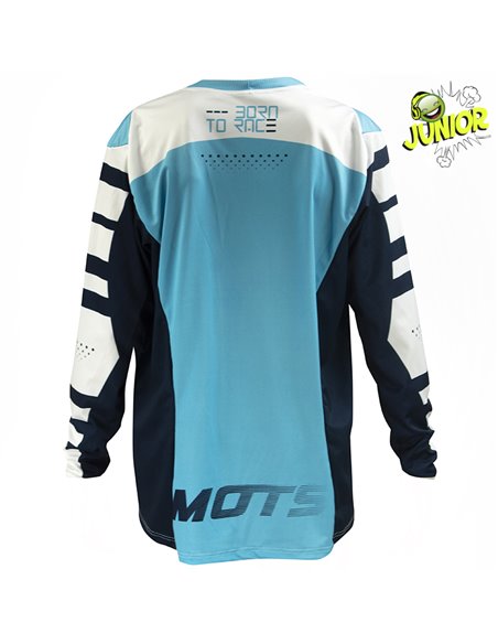 Maillot motocross enfant Mots X-JUNIOR Bleu Taille M-8 ans MT2620MA
