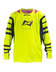 Maillot motocross enfant Mots X-JUNIOR Jaune fluo Taille XL-12 ans MT2620XLY