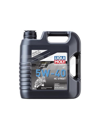 Bouteille 4L d'huile synthétique HC Liqui-Moly 5W-40 Street