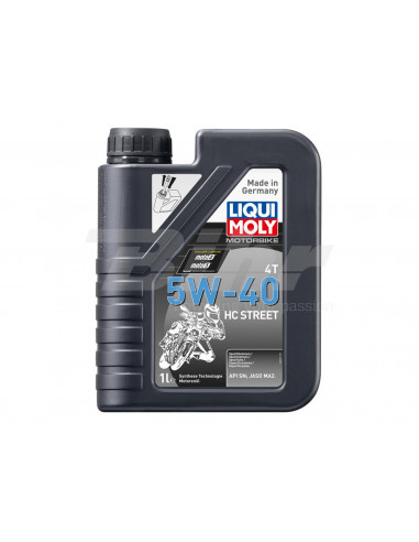 1L bottle HC Liqui-Moly 5W-40 synthetic oil