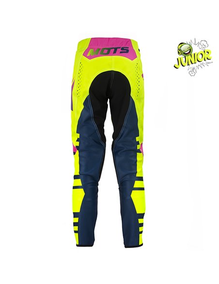 Pantalon moto cross enfant Mots X-JUNIOR Fluor jaune Taille S-6 ans MT3620SY