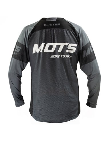 Samarreta de motocròs Mots X-STEP Gris Talla S MT2206SG