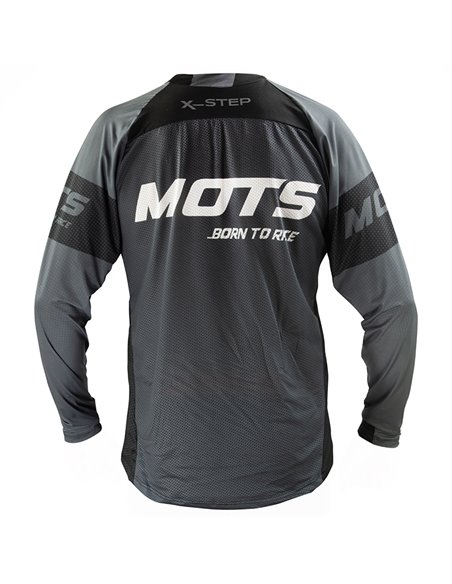 Camiseta motocross Mots X-STEP Gris Talla S MT2206SG